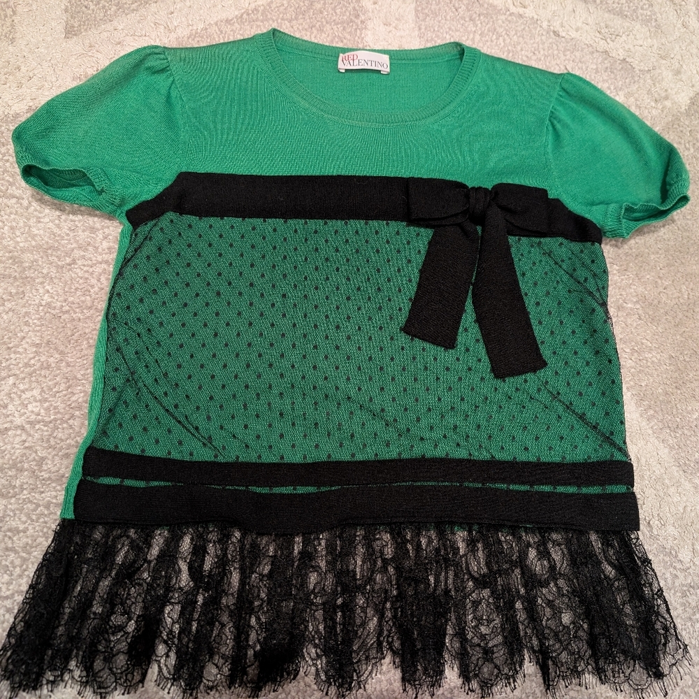 Red Valentino Green Top